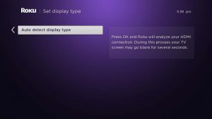 Roku Auto Detect Display