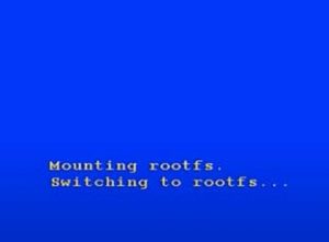 Mounting RootFS